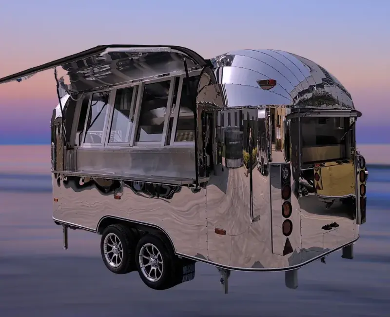 Custom Pourter mobile trailer unit for food or beverage service